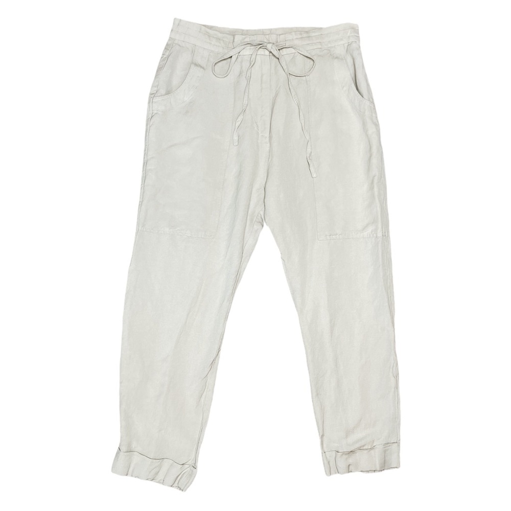 Emerson Fry Tan Beige Relaxed Lightweight Pants 4